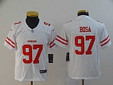 Youth Nike 49ers 97 Nick Bosa White 2019 NFL Draft First Round Pick Vapor Untouchable Limited Jersey,baseball caps,new era cap wholesale,wholesale hats